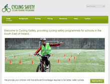 Tablet Screenshot of cyclingsafety.ie